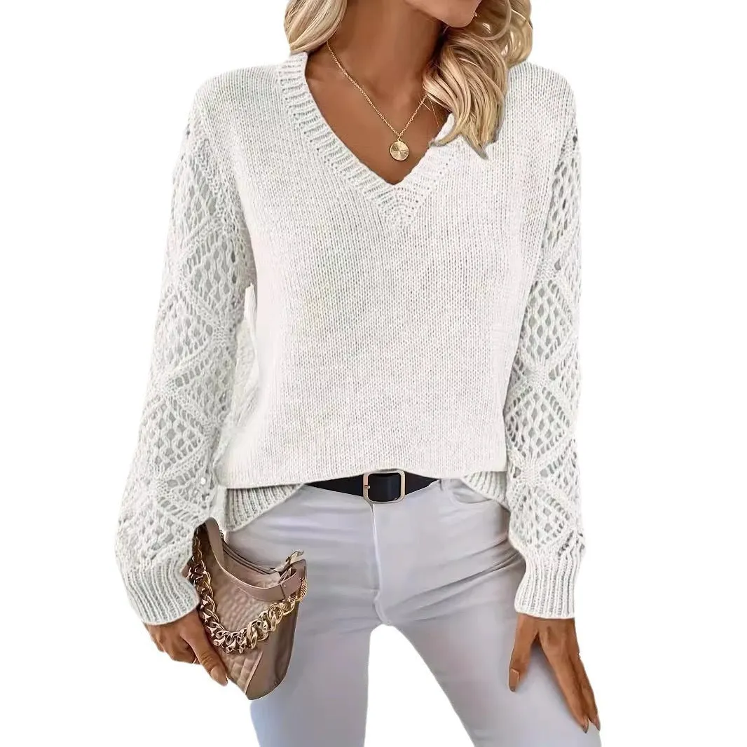 Fashion Hollow Knitted Sweater