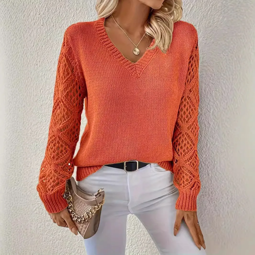 Fashion Hollow Knitted Sweater