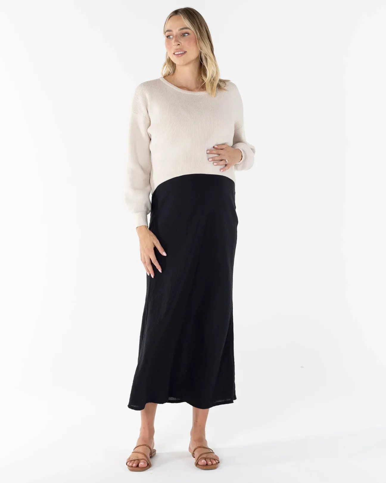 Helen A-Line Midi Skirt