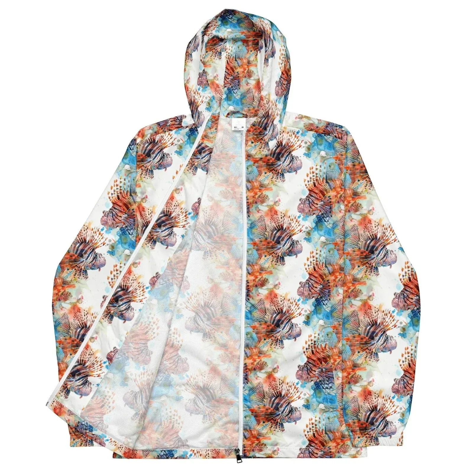 Invasive Lionfish Men’s windbreaker