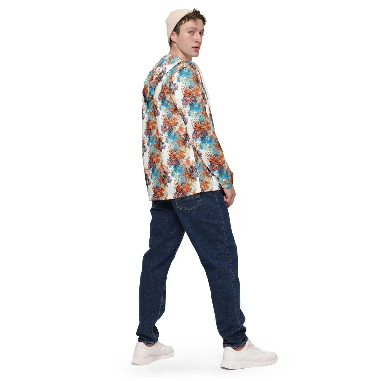 Invasive Lionfish Men’s windbreaker