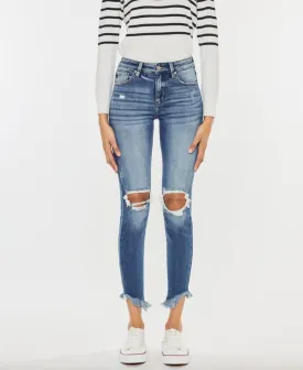 Kancan High Rise Ankle Skinny Jeans
