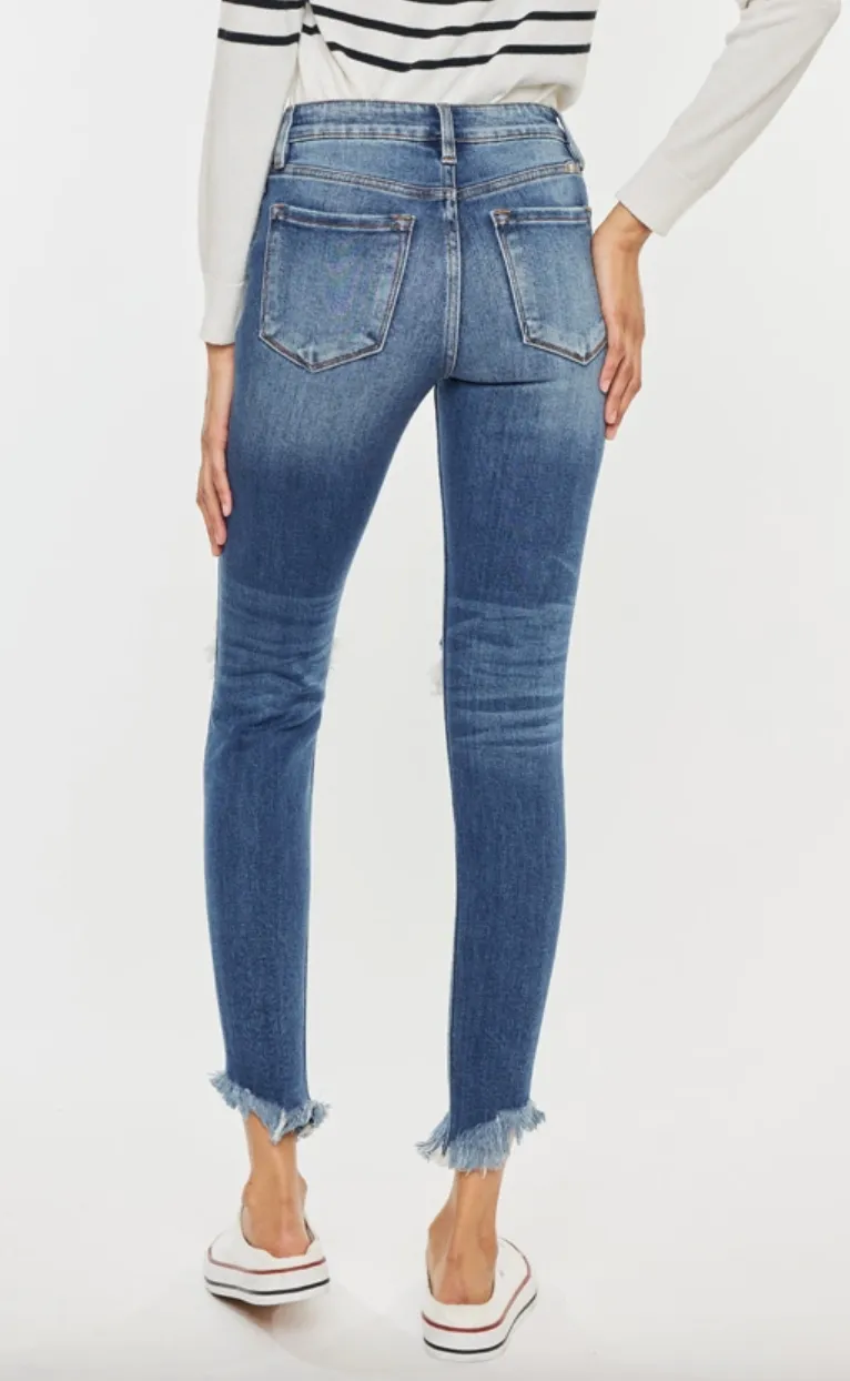 Kancan High Rise Ankle Skinny Jeans