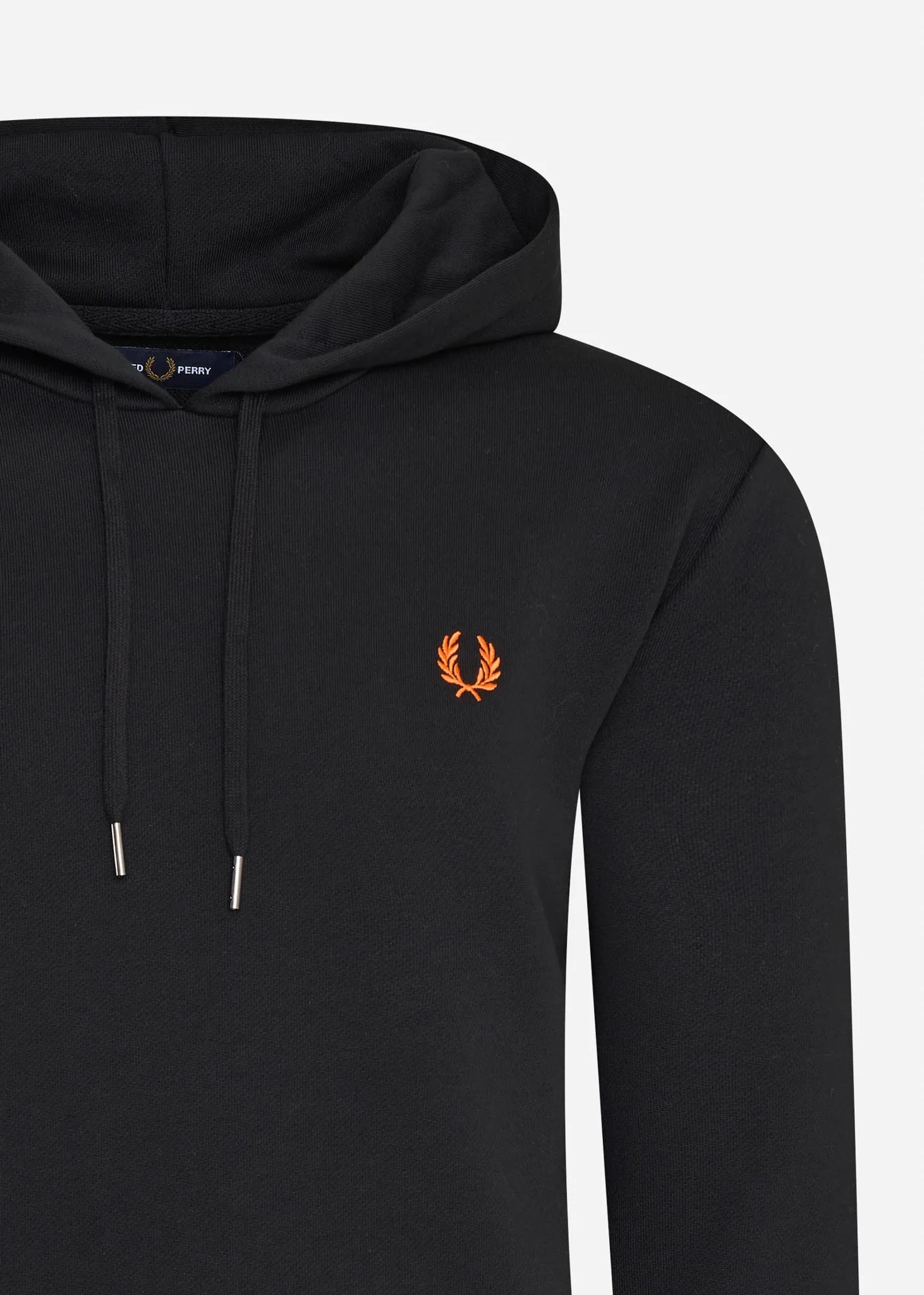 Laurel wreath hooded sweatshirt - black