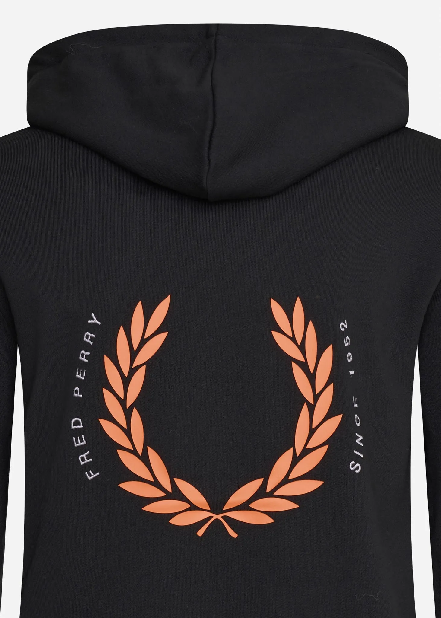 Laurel wreath hooded sweatshirt - black