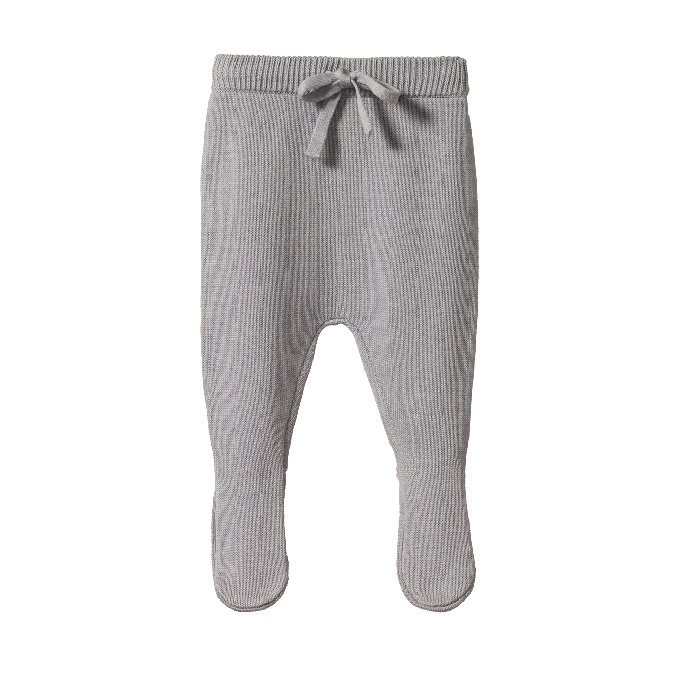 Nature Baby Cotton Knit Footed Romper - Lilac