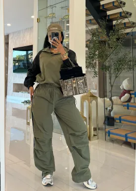 On the Go Olive tracksuit