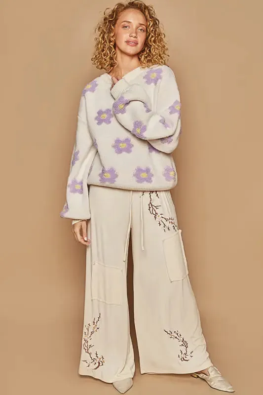 Pol Clothing Inc. Dancing With Daisies Sweater – Cozy, Playful & Effortlessly Chic